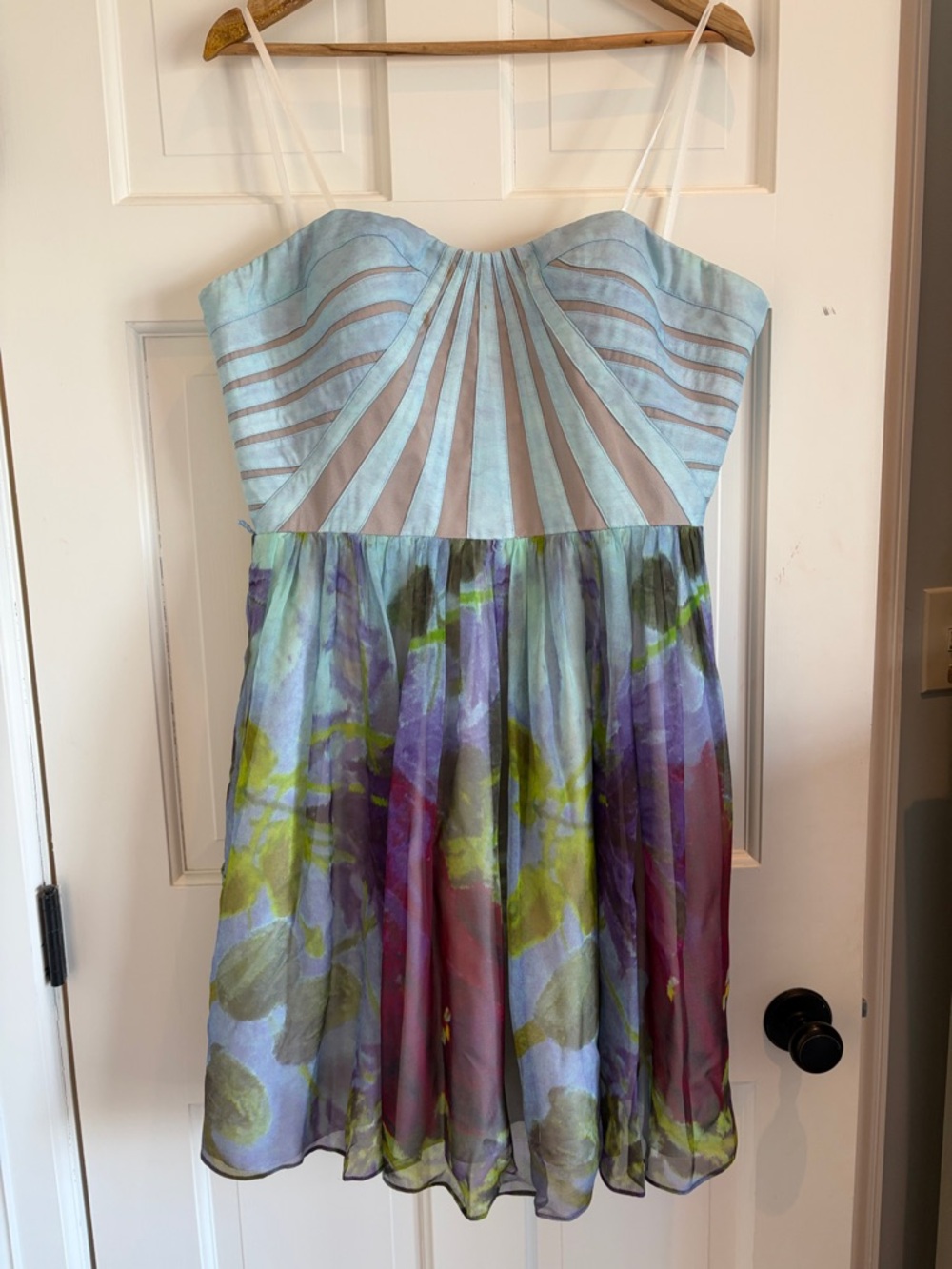 Elite designer cocktail dress - Multicolor Floral Party Dress